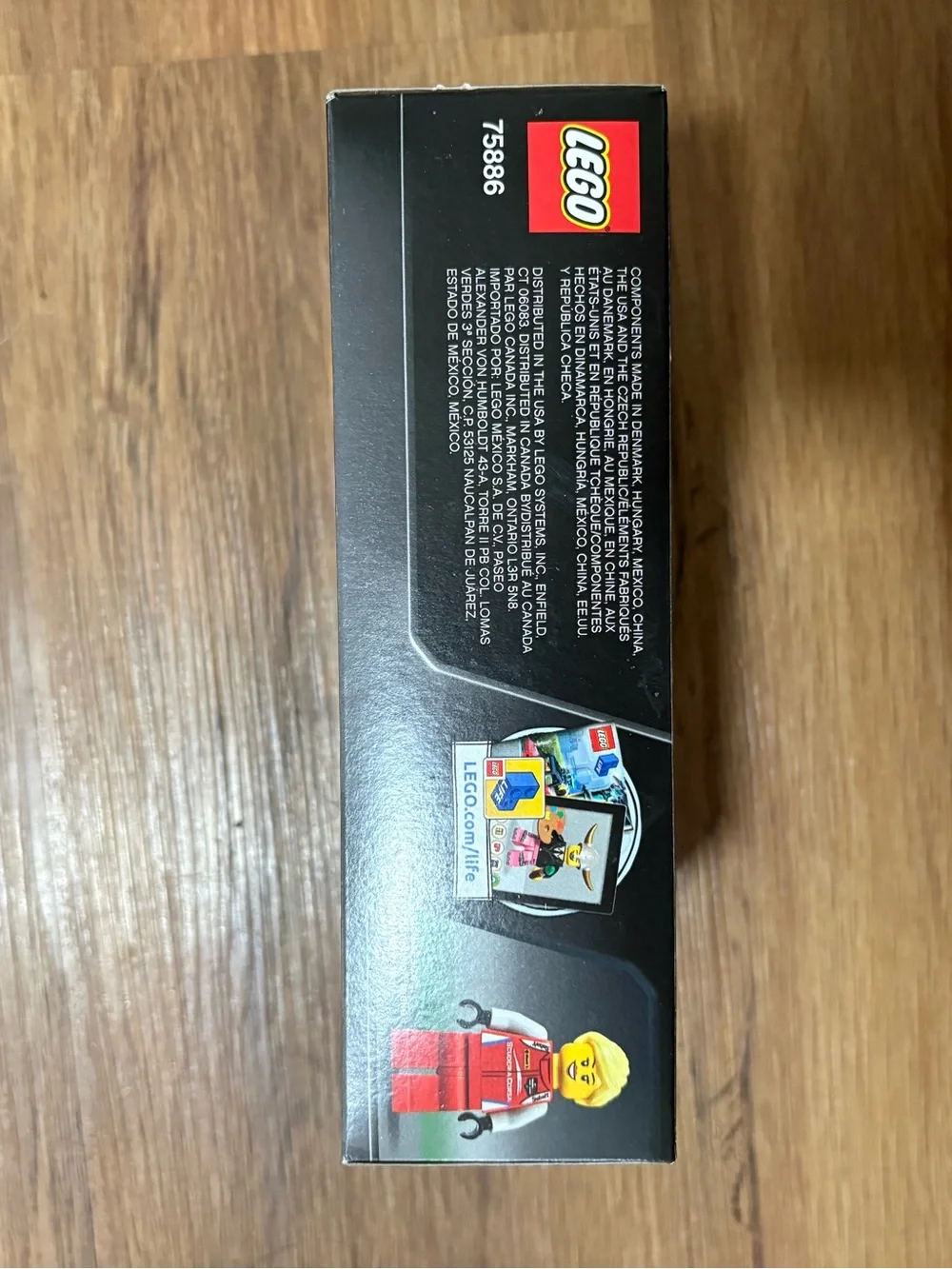 LEGO Speed Champions Ferrari 488 GT3 “Scuderia Corsa”‎ set, set #75886,